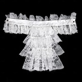 abordables Accesorios y más-Vintage Rococó Victoriano Cuello Gorguera Princesas Dama Disfraz Mujer Carnaval Víspera de Todos los Santos Feria del Renacimiento Adultos Más Accesorios
