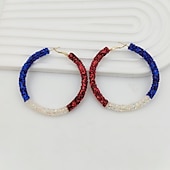  250. rocznica USA Nausznice Cosplay Dla dorosłych Damskie Dzień Niepodległości 4 lipca Impreza Spektakl Wystroić