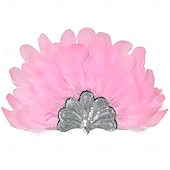 olcso kiegészítők-karnevál 2026 riói karnevál samba kiegészítők többszínű toll karneváli fejdísz brazil fesztivál előadás jelmez