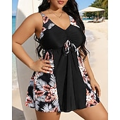 Χαμηλού Κόστους Surfing Tankinis και Bikinis-Γυναικεία Μαγιό Τανκίνι 2 τεμάχια Τροπικό Γρήγορο Στέγνωμα Ελαστικό Αμάνικο Μαγιό Σέρφινγκ Παραλία Κολύμβηση Καλοκαίρι