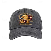 preiswerte Zubehör-Baseballmütze Amerikanische Flagge Retro Vintage Erbe Patriotisch 1776–2026 für Unisex Erwachsene 3D-Druck  für Unabhängigkeitstag / 4. Juli 4. Juli Outdoor Alltagstauglich