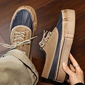 levne Lodní boty-Pánské ležérní lodičky - umělá kůže, prodyšné, protiskluzová podrážka, pohodlný střih pro každodenní nošení i víkendové výlety