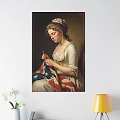  250. Jubiläumsgeschenk Betsy Ross. Betsy Ross Gemälde für Leinwanddruck