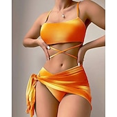 voordelige Surf Tankini's en Bikinis-Dames Bikini-sets Badpak Badpakken Tie Dye UV-Bescherming Elastisch Mouwloos Zwemkleding Zwempak Surfen Duiken Zwemmen Zomer