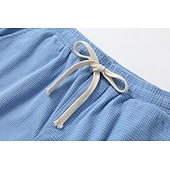 Χαμηλού Κόστους Casual σορτς-Ανδρικά Σορτς βάφλα Σορτσάκια Καλοκαιρινό σορτς Casual σορτς Κορδόνι Τσέπη Ελαστική μέση Σκέτο Άνεση Αναπνέει σύντομο ΕΞΩΤΕΡΙΚΟΥ ΧΩΡΟΥ Διακοπές Αθλητισμός Καθημερινό Μαύρο Λευκό Μικροελαστικό