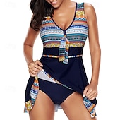 levne Rash guardy One Piece-Dámské Plavky Jednodílné díly S proužky Ochrana proti UV záření Elastický Bez rukávů Plavky Surfování Potápění Plavání Léto