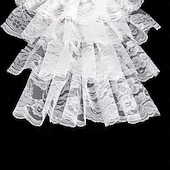 abordables Accesorios y más-Vintage Rococó Victoriano Cuello Gorguera Princesas Dama Disfraz Mujer Carnaval Víspera de Todos los Santos Feria del Renacimiento Adultos Más Accesorios
