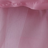 economico Abiti da Fiori-Abito da damigella d'onore bambina Ragazze Abito formale Abiti da sposa Feste Matrimonio Formale Moda Formale Principessa Abito per la Prima Comunione Rete Tinta unica Manica Corta Girocollo Bianco