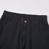 economico Classico-Per uomo Pantaloncini cargo Pantaloncini da esterno Pantaloncini casual Pantaloncini da Escursionismo Patchwork Multi-tasche Gamba Dritta Blocco di colori Tinta unita Indossabile Traspirante Corto