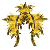 olcso kiegészítők-Carnaval 2026 Rio Carnaval Szamba Kiegészítők női piros tollas szárnyak hátizsák Brazíliai Fesztivál Előadói Jelmez