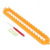 Недорогие шитье и вязание спицами и крючком-Длинная вязальная доска, швейное ремесло, многовязаный ткацкий станок, инструмент «сделай сам», шарф, шаль, одеяла, вязальщица для начинающих, аксессуары для шитья