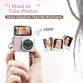 رخيصةأون الكاميرا والتصوير-كاميرا S162 الرقمية الصغيرة الجديدة ذات الطراز القديم بتقنية CCD وشاشة قابلة للطي، مثالية لطلاب الجامعات، كاميرا صغيرة مزودة بتسجيل عالي الدقة.