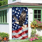 cheap Wall Tapestries-4th of July 2026 250th Memorial Day Posters Door Cover Outdoor Banners American Flag Cute Colorful 3D Party Dorm Teens Room College Dorm Guys Man Cave Frat Bedroom Shooting Backgrounds Home Decor