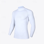 economico T-shirt e Canottiere da Corsa-Per uomo Tinta unita T-shirt da corsa Maglia a compressione Maglia da corsa Primavera Autunno Manica Lunga Asciugatura Rapida Compressione Traspirante Allenamento in Palestra Allenamento attivo