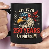 abordables Mugs et tasses-Mug commémoratif du 250e anniversaire des États-Unis, cadeau patriotique, tasse à café en céramique, référence 17762026, cadeau pour la fête nationale américaine du 4 juillet, homme ou femme,