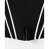 tanie Rash guardy One Piece-Damskie Standard Kostiumy kąpielowe Plus Size Jednoczęściowe rashguardy Strój kąpielowy Blokowanie kolorów Zapiąć na zamek błyskawiczny Ochrona UV Elastyczny Bez rękawów Kąpielówki Body Surfing