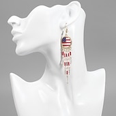 Χαμηλού Κόστους αξεσουάρ-250ή Επέτειος ΗΠΑ Σκουλαρίκια Αστείος Ενηλίκων Γυναικεία Ημέρα ανεξαρτησίας 4η Ιουλίου Πάρτι Επίδοση Ντύνομαι