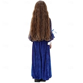  A 250-a aniversare a SUA secolul al 19-lea Anii 1800 Rochie de prerie Mâneci Lungi Fata Pionier Colonial Pionier Războiul Revoluționar Costume de fancy Fete Halloween Carnaval Ținute pentru