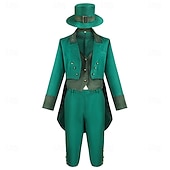  Renaissance Steampunk Coat Pants Hat Long Sleeves Prince Elf Nobleman Fancy Dress Men's Royal Steampunk Event / Party Masquerade Adults' Coat Vest Pants