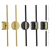 olcso Okos otthoni világítás-1/2 db kétfejes fali lámpa, vezeték nélküli mágneses LED-es olvasólámpa, szabályozható fényerejű újratölthető fali lámpa, állítható világítás hálószobába, nappaliba, fürdőszobába, tükörvilágítás,