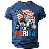  4 luglio 2026 250° Giorno della Memoria Maglietta Maschile Patriottica Grafica Bandiera Americana