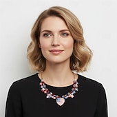  250e anniversaire des États-Unis Collier Occasionnel Adulte Unisexe Jour de l'Indépendance / 4 Juillet 4 Juillet Soirée Performance Se déguiser