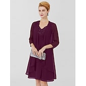 Недорогие обертывания матери-Женская Накидка Матери Накидки Пальто  Куртки Элегантная Защита от солнца 3/4 длины Рукав Шифоновая Накидка для гостей на свадьбу с чистым цветом Для формального весеннего и осеннего Одежда чтобы