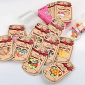 levne Valentýna-Balení 60 valentýnských přáníček pro děti, valentýnské přáníčky ze zavařovací sklenice s taštičkami na pamlsky, zábavné valentýnky do třídy pro chlapce &amp;dívčí školní oslavy (sladkosti nejsou součástí)