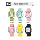 Недорогие Кварцевые часы-Подарок на День Матери SKMEI Мужские кварцевые часы Креативные минималистские модные повседневные светящиеся водонепроницаемые часы с мировым временем Силиконовые гелевые часы