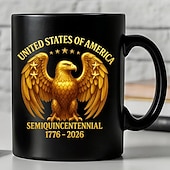 economico Tazze e tazzine-Tazza per il 250° anniversario degli Stati Uniti, regalo patriottico, tazza da caffè in ceramica per il cinquantenario, 17762026, America, 250° anniversario dell'indipendenza, regalo per uomini e