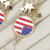 Χαμηλού Κόστους αξεσουάρ-250ή Επέτειος ΗΠΑ Σκουλαρίκια Αστείος Ενηλίκων Γυναικεία Ημέρα ανεξαρτησίας 4η Ιουλίου Πάρτι Επίδοση Ντύνομαι