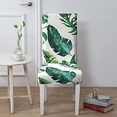 economico Fodera per sedia da pranzo-Coprisedia da pranzo Coprisedia per sgabello Coprisedia in poliestere con stampa geometrica