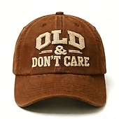 cheap Event &amp; Party Supplies-Vintage Distressed Old &amp; Don't Care Cap, Classic Dad Hat Adjustable Cotton Retirement Baseball Cap, Cotton Dad Hat, Fun Adjustable Trucker Hats for Men Women, Funny Gifts