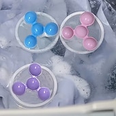 abordables Les fournitures de nettoyage-Lot de 3 filtres à peluches pour lave-linge, maille conique améliorée avec filtration 2 fois supérieure, collecteur de peluches réutilisable pour poils d'animaux &amp;peluches, compatible avec l'avant