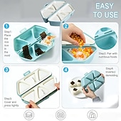 Χαμηλού Κόστους Εργαλεία Φρούτων &amp; Λαχανικών-Κιτ παρασκευής σούσι 6 σε 1 για καλούπι onigiri, αντικολλητικές μπάλες ρυζιού για την παρασκευή φυκιών &amp;Μπάλες ρυζιού με κόλιανδρο, ιδανικές για μαγείρεμα στο σπίτι - εργαλεία παρασκευής σούσι