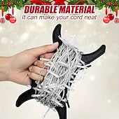 levne Vánoční úložiště-10 ks držák na vánoční světýlka, univerzální navíjecí kabel, organizér na vánoční světýlka, úložné cívky na vánoční světýlka na stromeček, prodlužovací kabel, navíjecí šňůra, úložný prostor na