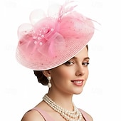 cheap Fascinators &amp; Hats-Derby Fascinator Hat Fascinator Gentlewoman Fancy Dress Women's Masquerade Ascot Horse Racing Festival Adults' Headpiece All Seasons