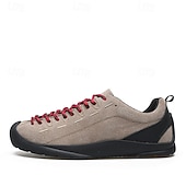 abordables Baskets Décontractées-Chaussures de randonnée pour hommes – en daim et mesh résistants, respirantes et confortables, idéales pour la randonnée et les sports d'aventure