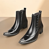 Недорогие Челси сапоги-Мужские коричневые ботильоны из искусственной кожи с декоративной строчкой, элегантные свадебные туфли, идеально подходящие для жениха и гостей свадьбы.