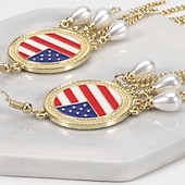 Χαμηλού Κόστους αξεσουάρ-250ή Επέτειος ΗΠΑ Σκουλαρίκια Αστείος Ενηλίκων Γυναικεία Ημέρα ανεξαρτησίας 4η Ιουλίου Πάρτι Επίδοση Ντύνομαι
