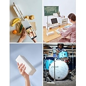 abordables Supports de téléphone-2 Paquet Support de Téléphone Portable avec Lumière LED Dimmable pour Streaming en Direct Maquillage YouTube TikTok Lumière Anneau LED Dimmable pour iPhone  Téléphone Android