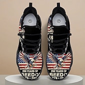  250η Επέτειος Ηνωμένων Πολιτειών Ανδρικά Παπούτσια Τρεξίματος American Eagle Τολμηρός Σχεδιασμός "250 Χρόνια Ελευθερίας" Άνετα και Στυλάτα Ιδανικά για τον εορτασμό της Ημέρας Ανεξαρτησίας