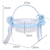 billige Originale leker-påskekurv utendørs utflukt frukt snacks oppbevaringskurv skum oppstandelsesegg dekorasjon kunstig blomsterkurv