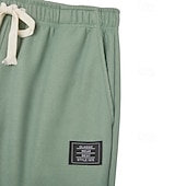 economico pantaloni da jogging-Per uomo Pantaloni da tuta Joggers Pantaloni Pantaloni a Nido d'Ape Coulisse Tasca Elastico in vita Semplice Comodità Morbido Lunghezza intera Casuale Quotidiano All'aperto Moda Stile Classico Verde