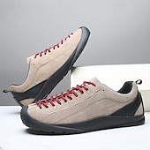 abordables Baskets Décontractées-Chaussures de randonnée pour hommes – en daim et mesh résistants, respirantes et confortables, idéales pour la randonnée et les sports d'aventure