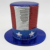  Шапки Косплей Взрослые Универсальные День независимости 4 июля Для вечеринок фестиваль Одеваемся