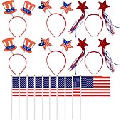 tanie Akcesoria-Opaska na głowę Cosplay Dla dzieci Dla dorosłych Dla obu płci Dzień Niepodległości 4 lipca Impreza Festiwal Wystroić