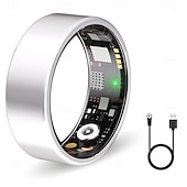billige Smarte ringer-Smart Ring Smartklokke NO Smartringer Søvnmonitor Kompatibel med Android iOS Unisex Vanntett IP65 57 mm urkasse