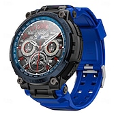 baratos Smartwatch-Relógio inteligente Lokmat Attack Max de 1,54 polegadas com Bluetooth, chamadas, pedômetro, lembrete de chamadas e rastreador de atividades. Compatível com Android e iOS. Unissex, longa duração da bateria, chamadas em modo mãos-livres, à prova d'água IP68