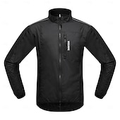 baratos Jaquetas e Gilets para homens-Jaqueta corta-vento unissex para ciclismo de estrada, primavera e outono, da marca Wosawe. Ideal para uso casual, à prova de vento e impermeável. Modelo BF224.